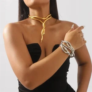 Flexible Snake Necklace Or Bracelet – Versatile Elegance