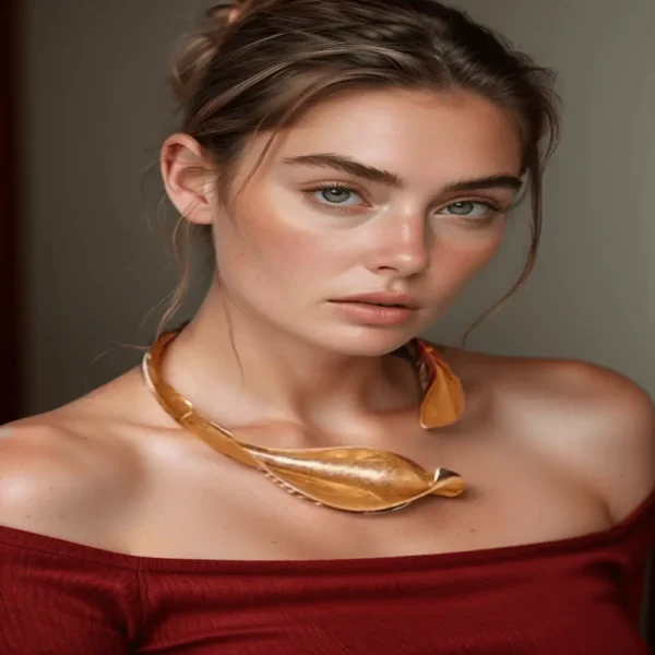 Bold Metal Choker – Floral Elegance & Statement Style